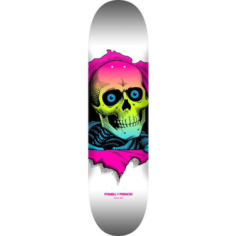 Powell Peralta 8.5" x 32.08" Ripper Lime Fade / White Shape 249 Skateboard Deck 5150 Skate Shop