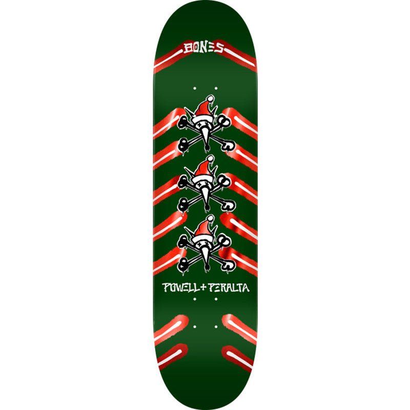 Powell Peralta 8.75" Holiday '25 Rat Bones Green / Red Foil Skateboard Deck 5150 Skate Shop