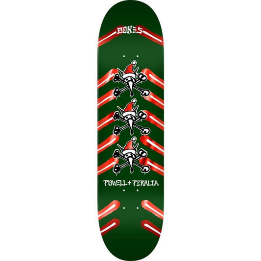 Powell Peralta 8.75" Holiday '25 Rat Bones Green / Red Foil Skateboard Deck 5150 Skate Shop