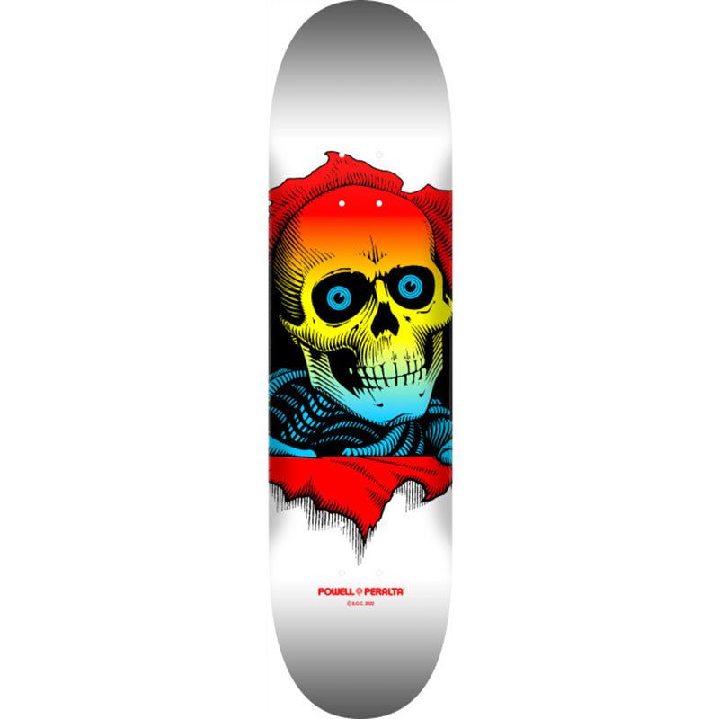 Powell Peralta 8" x 31.45" Ripper Yellow Fade / White Shape 242 Skateboard Deck 5150 Skate Shop