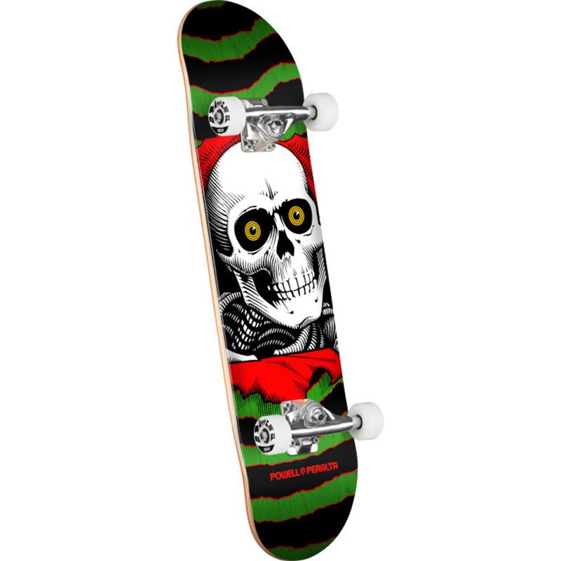 Powell Peralta 8" x 31.45" Ripper Birch Green/Red Complete Skateboard - 5150 Skate Shop