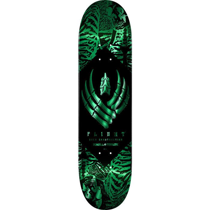 Powell Peralta 8.13" Skeleton Foil Teal FLIGHT® K26 Skateboard Deck - 5150 Skate Shop