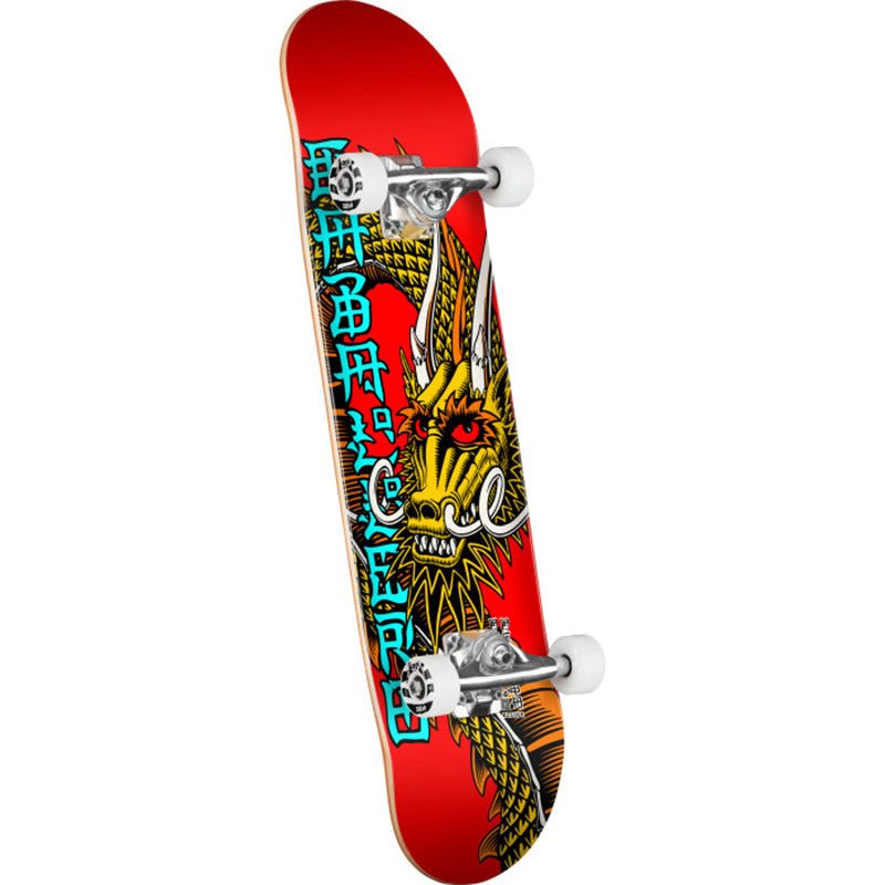 Powell Peralta 8.25" x 31.95" Cab Ban This Birch Red Complete Skateboard - 5150 Skate Shop