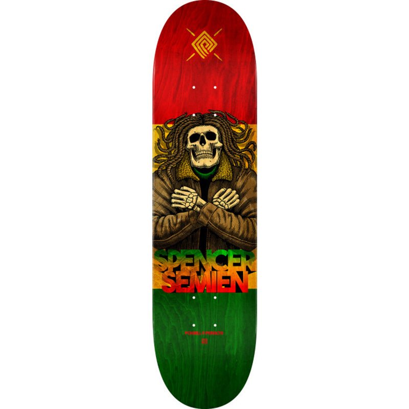 Powell Peralta 8.25" x 31.95" Spencer Semien Dreads Shape 243 K20 Skateboard Deck - 5150 Skate Shop