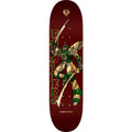 Powell Peralta 8.25" x 31.95" Steve Caballero Gundam FLIGHT Burgundy / Gold Foil Skateboard Deck