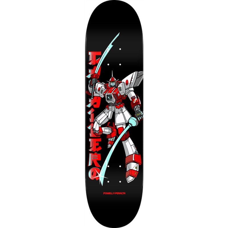 Powell Peralta 8.5" x 32.08" Steve Caballero Gundam Skateboard Deck Black Shape 244 K20 Skateboard Deck - 5150 Skate Shop