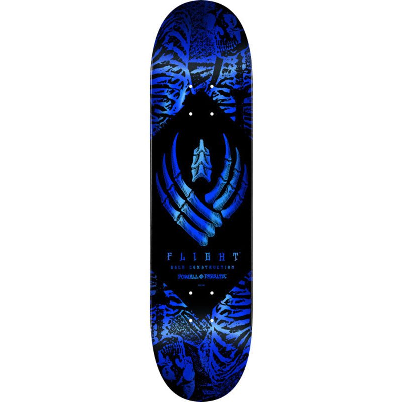 Powell Peralta 8.75" Skeleton Blue Foil FLIGHT K26 Skateboard Deck - 5150 Skate Shop