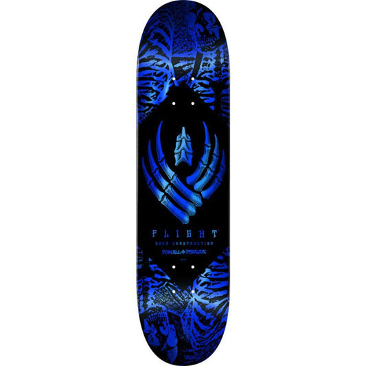 Powell Peralta 8.75" Skeleton Blue Foil FLIGHT K26 Skateboard Deck - 5150 Skate Shop