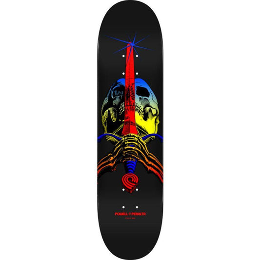 Powell Peralta 9" x 32.95" NEW Skull & Sword Yellow Fade - Shape 246 Skateboard Deck 5150 Skate Shop