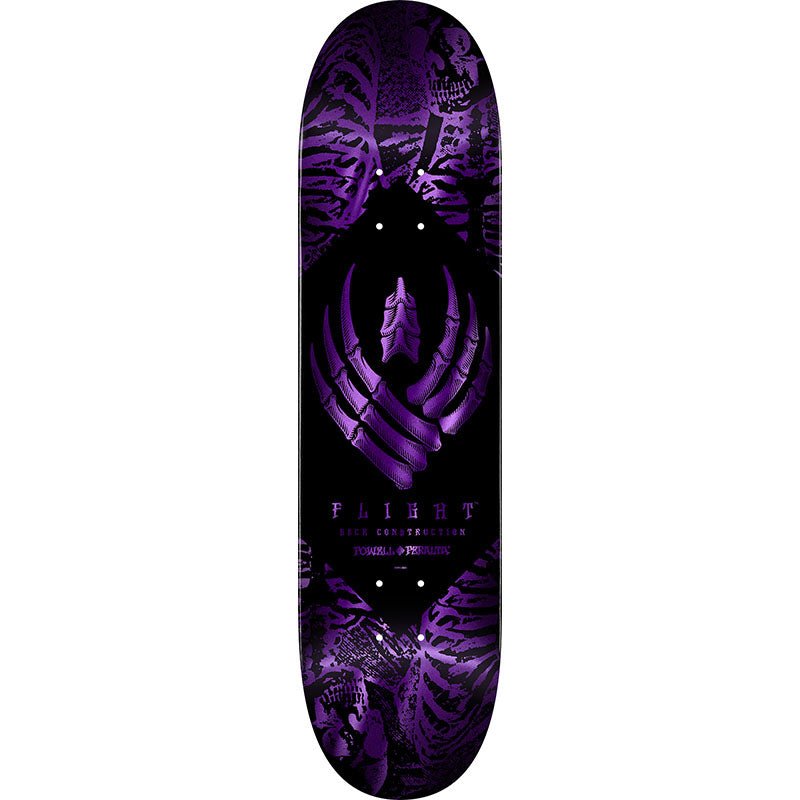 Powell Peralta 9.0" Skeleton Purple Foil FLIGHT K26 Skateboard Deck - 5150 Skate Shop