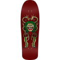 Powell Peralta 9.75" x 31.12" Steve Caballero Mask Reissue Burgundy/Gold Foil Skateboard Deck
