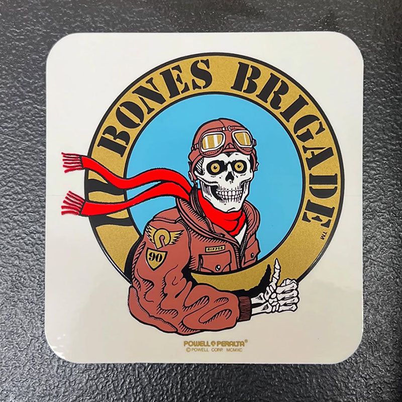 Powell Peralta Bones Brigade® Ripper Pilot Sticker Single 5150 Skate Shop