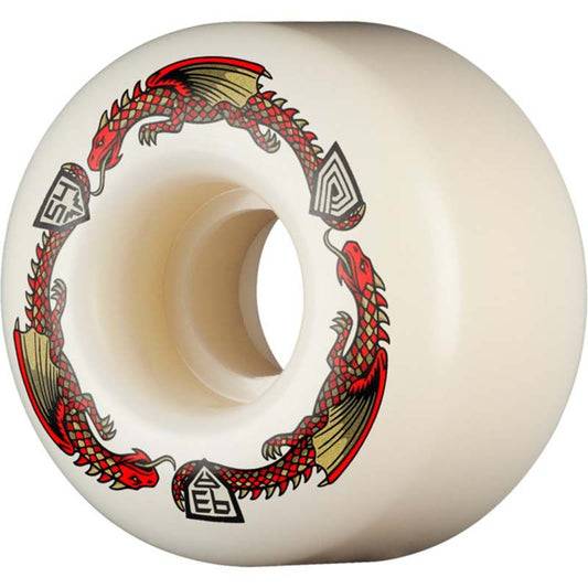 Powell Peralta Dragons 93A - V4 Symmetrical Shape - Medium Ride Patch - 54mm x 34mm 93A V4 Skateboard Wheels 4pk 5150 Skate Shop
