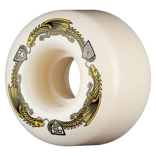 Powell Peralta Dragons 95A - V4 Symmetrical Shape - Medium Ride Patch - 54mm x 34mm 95A V4 Skateboard Wheels 4pk 5150 Skate Shop