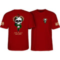 Powell Peralta McGill Skull & Snake 40th Anniversary T-shirt Garnet - 5150 Skate Shop