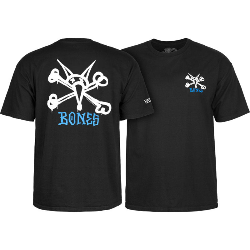 Powell Peralta Rat Bones Black T-shirts - 5150 Skate Shop