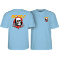 Powell Peralta Ripper Powder Blue SMALL Short Sleeve T-Shirt - 5150 Skate Shop