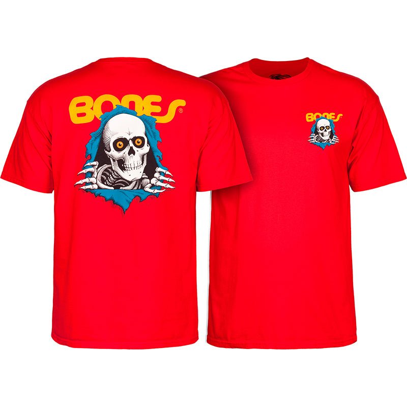Powell Peralta RIpper X - LARGE Red Short Sleeve T-shirt - 5150 Skate Shop
