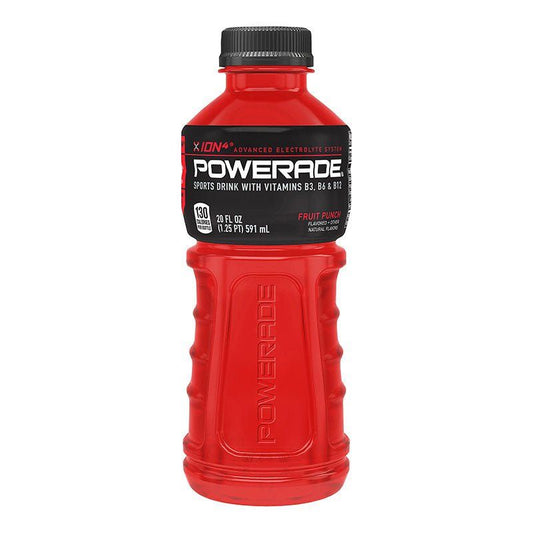 Powerade® Liquid Hydration Energy Drink, Fruit Punch, 20 oz 5150 Skate Shop