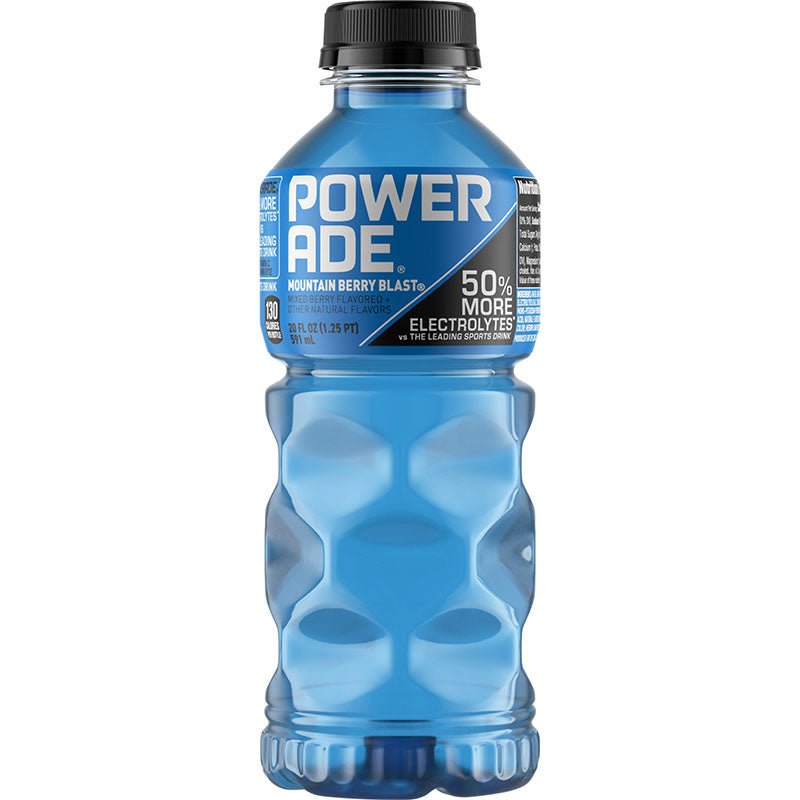 POWERADE Mountain Berry Blast Sports Drink - 20 fl oz Bottle - 5150 Skate Shop