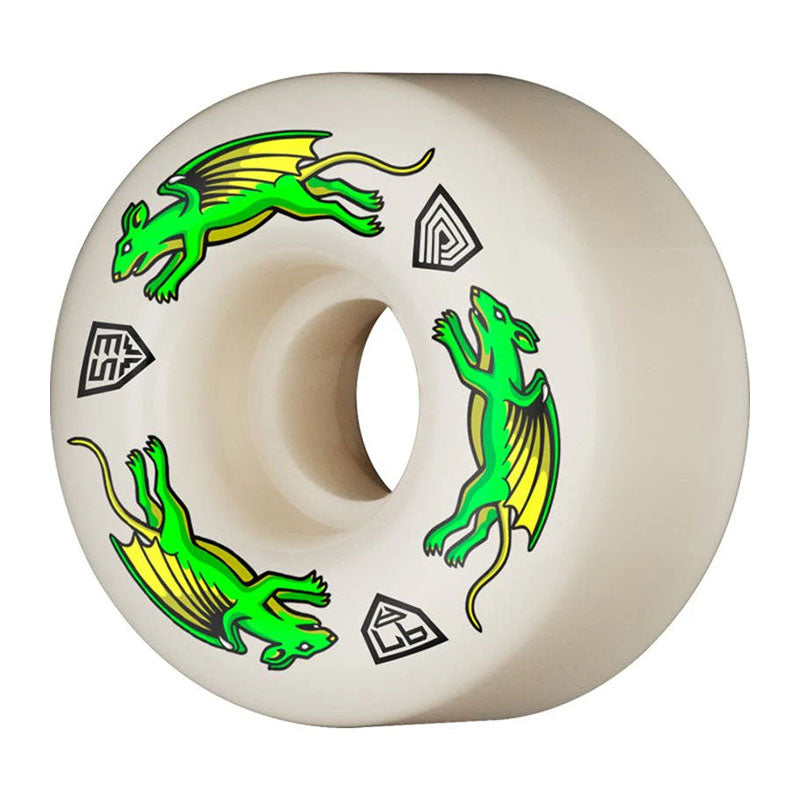 Powell Peralta Dragon Formula Nano Rats 53mm x 34mm 97A Skateboard Wheels 4pk