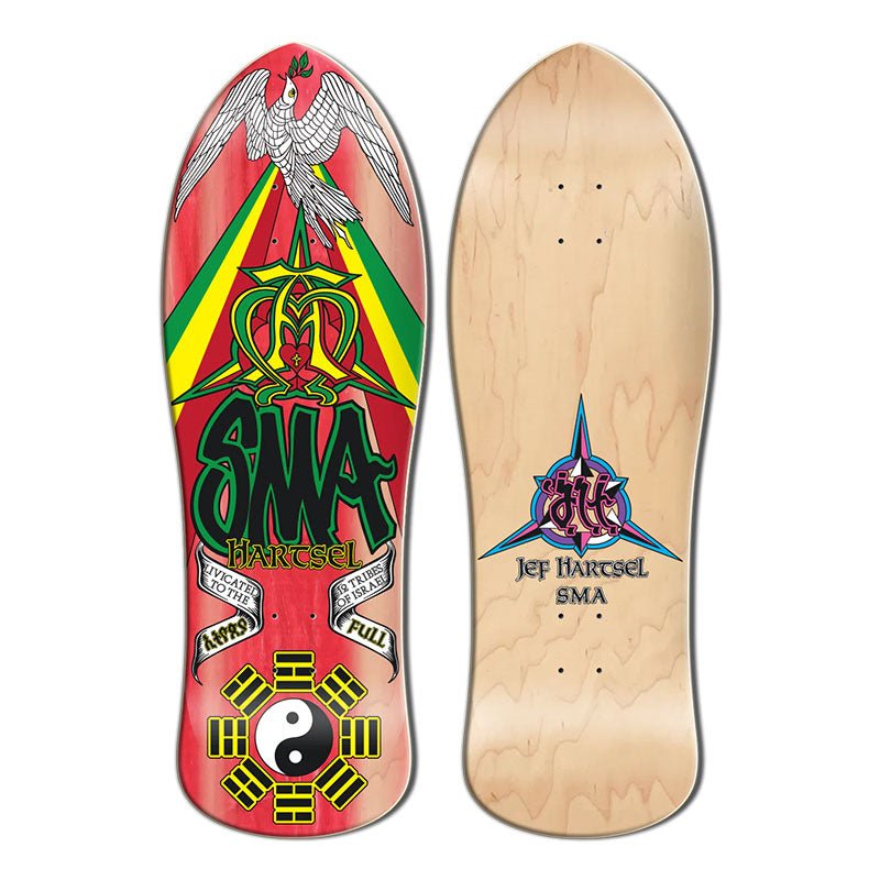 (Pre - Order) Santa Monica Airlines 10.25 x 31" JEF HARTSEL RED STAIN Series 4 Skateboard Deck