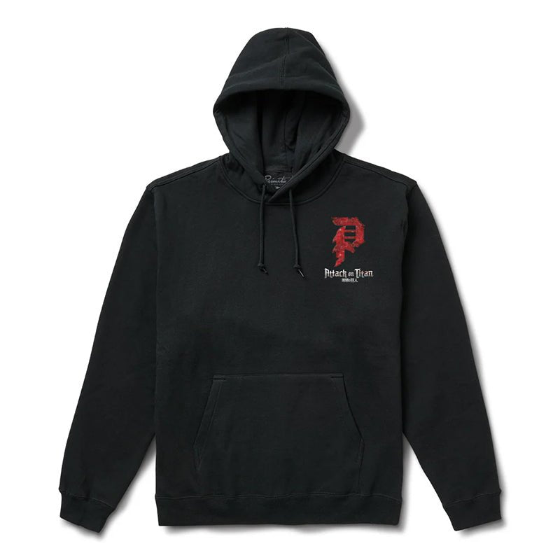 Primitive Attack On Titan ARMORED DIRTY P Hoodies-5150 Skate Shop
