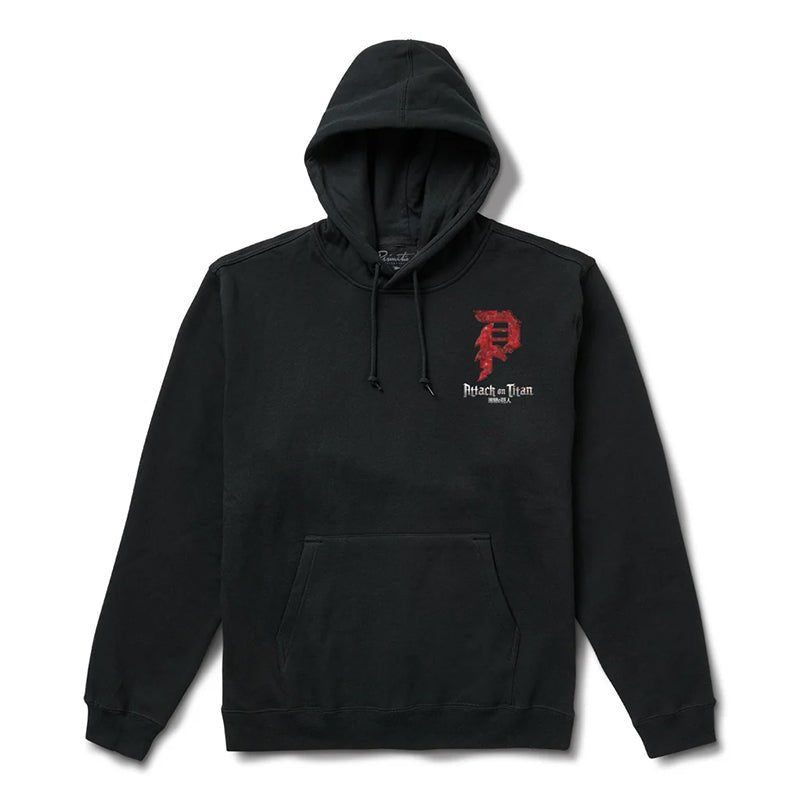 Primitive Attack On Titan ARMORED DIRTY P Hoodies 5150 Skate Shop