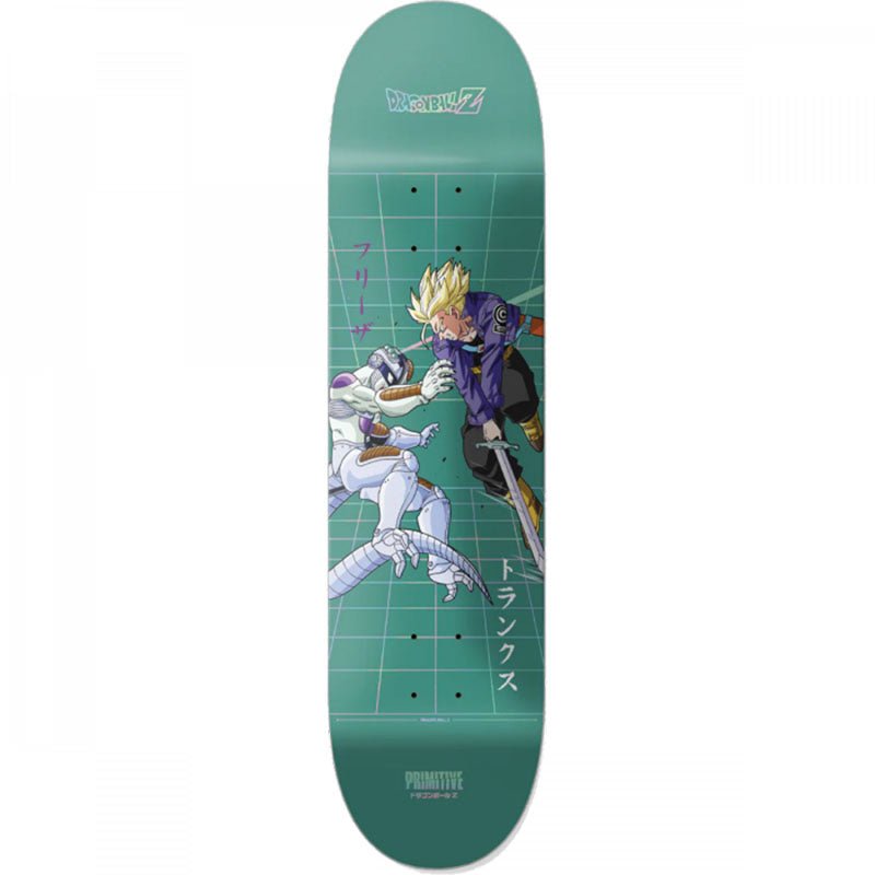 Primitive X Dragon Ball Z 8.125" x 31.75" TIMELINE TEAL Skateboard Deck
