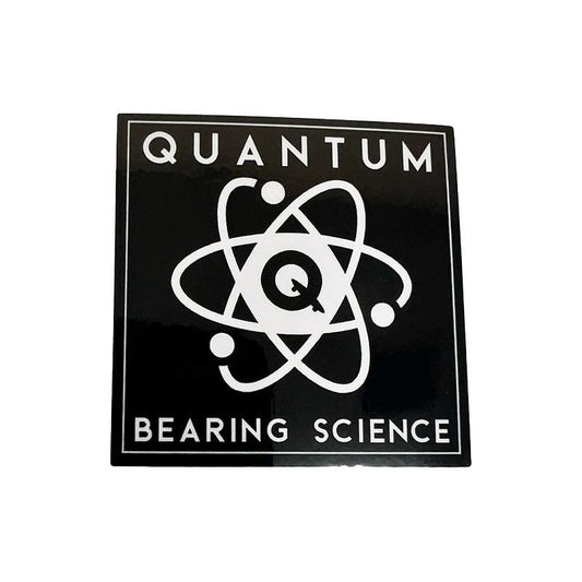 Quantum Bearing Science 2" Black Sticker 5150 Skate Shop