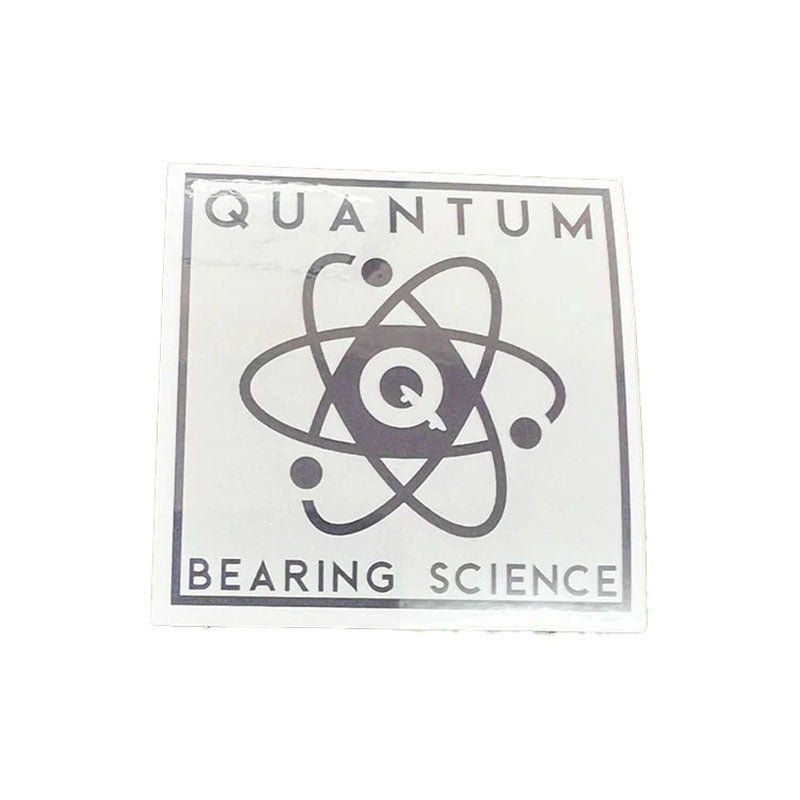 Quantum Bearing Science 2" Silver Sticker 5150 Skate Shop