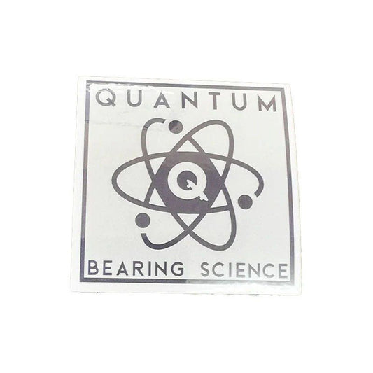 Quantum Bearing Science 2" Silver Sticker 5150 Skate Shop