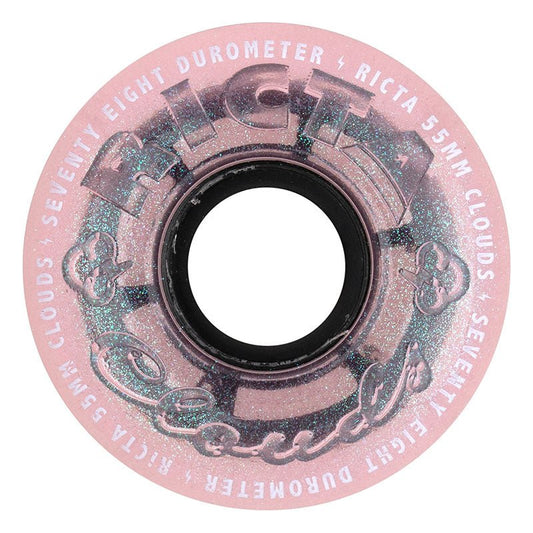 Ricta 55mm 78a Iridescent Clouds Pink Skateboard Wheels 4pk - 5150 Skate Shop