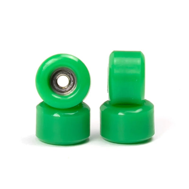Roswell's LIME GREEN Fingerboard Bearing Wheels 4pk - 5150 Skate Shop