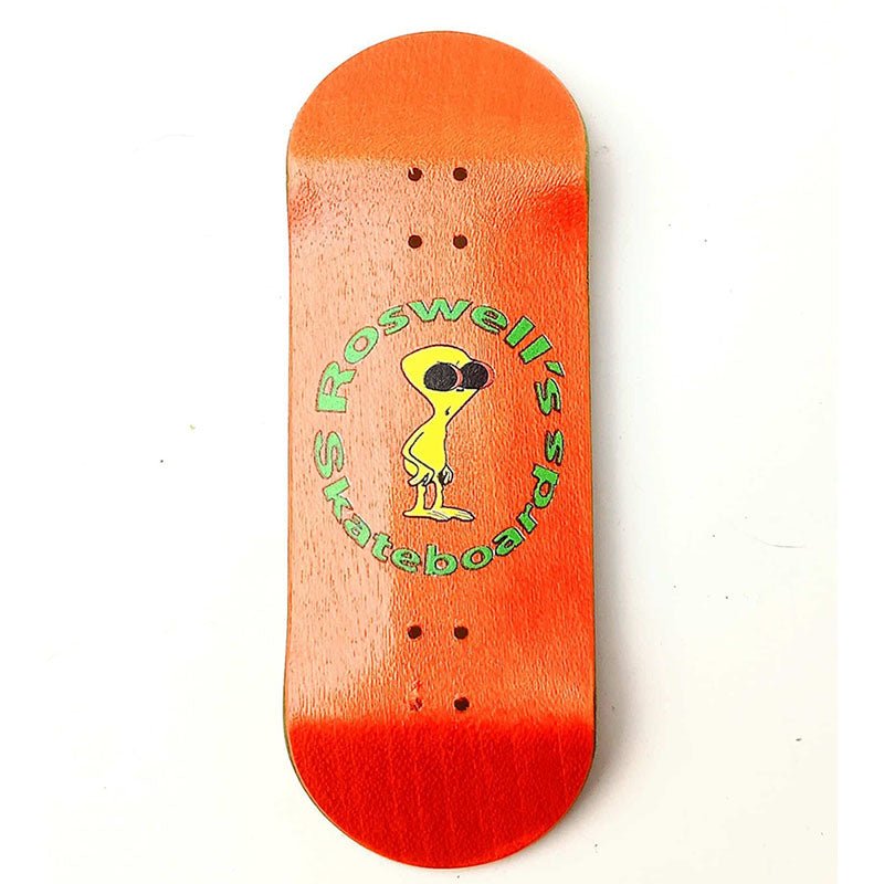 Roswell's UV Digital Printing ORANGE RD - 5 Fingerboard Decks - 5150 Skate Shop