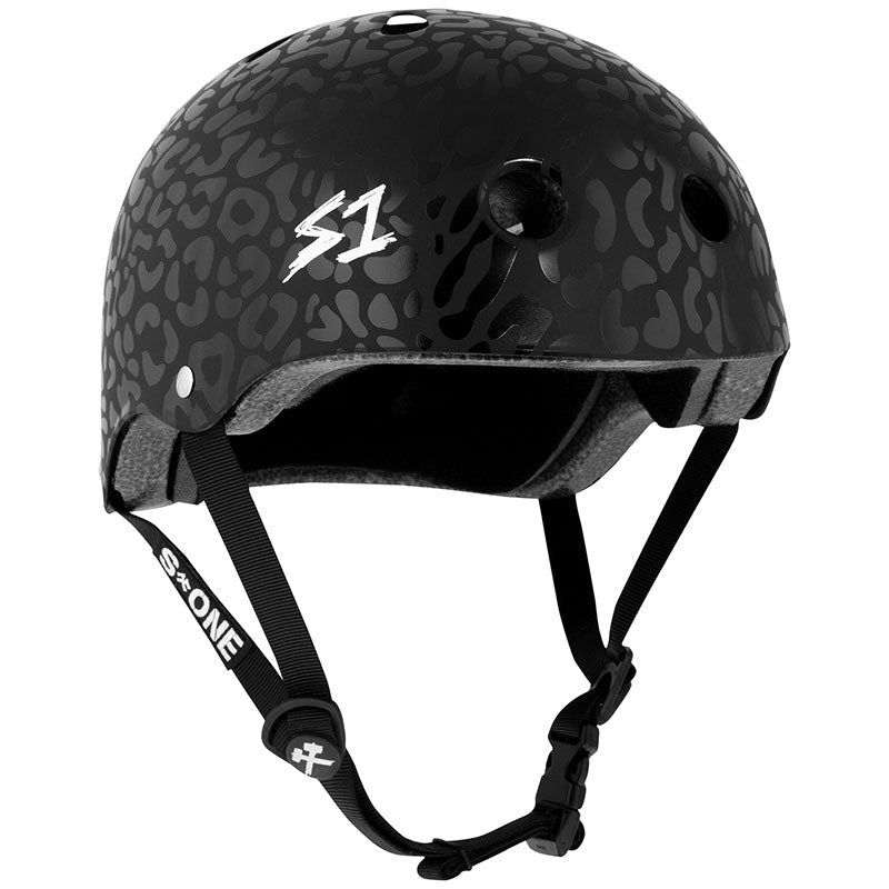 S1 Lifer Helmet - Black Leopard Matte - Hosoi Collab 5150 Skate Shop