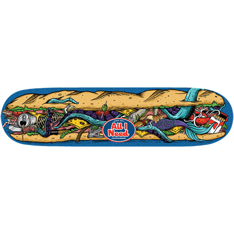 All-I-Need 8.25" The Works Skateboard Deck