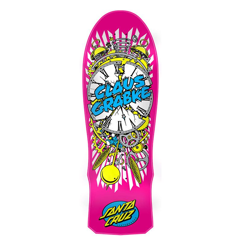 Santa Cruz 10.04" Claus Grabke Exploding Clock Reissue Skateboard Deck (August 2026 Release) 5150 Skate Shop