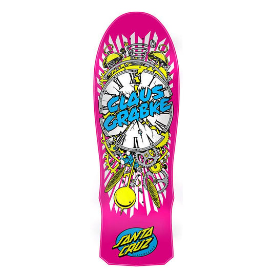 Santa Cruz 10.04" Claus Grabke Exploding Clock Reissue Skateboard Deck (August 2026 Release) 5150 Skate Shop