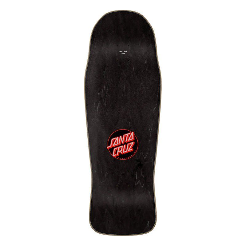 Santa Cruz 10.34" x  30.54" Winkowski Ghost Black Shaped Skateboard Deck 5150 Skate Shop