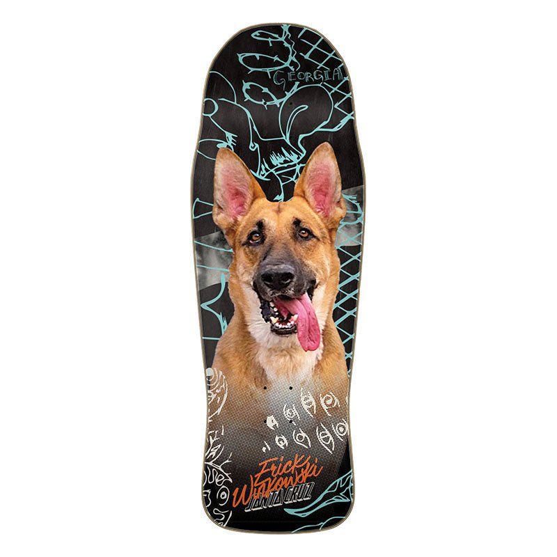Santa Cruz 10.34" x  30.54" Winkowski Tribute Pro Shaped Skateboard Deck 5150 Skate Shop