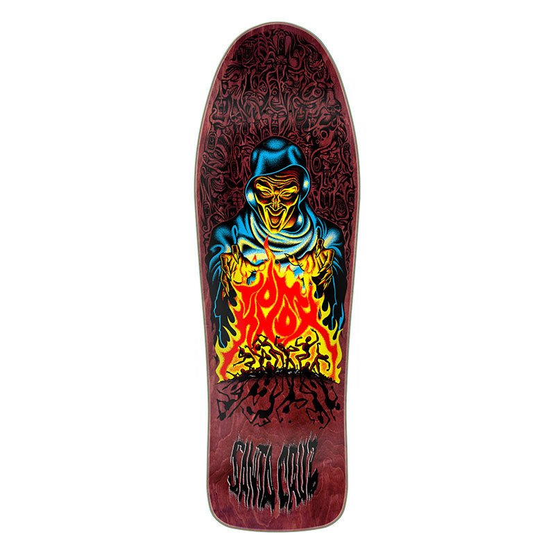 Santa Cruz 10.07" x 31.275" Knox Firepit Reissue Skateboard Deck - 5150 Skate Shop