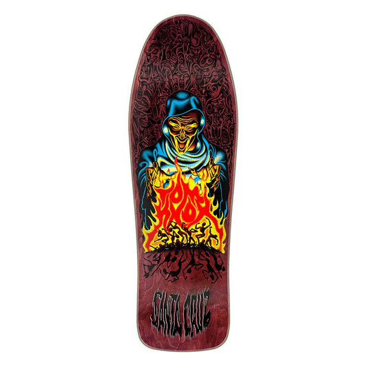 Santa Cruz 10.07" x 31.275" Knox Firepit Reissue Skateboard Deck - 5150 Skate Shop