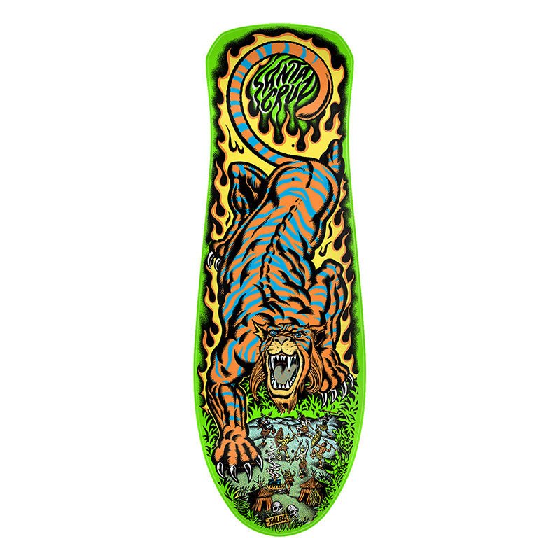 Santa Cruz 10.3" x 31.1" Salba Tiger Reissue Skateboard Decks - 5150 Skate Shop