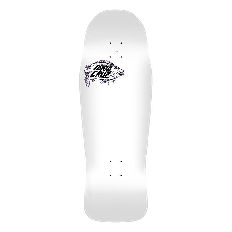 Santa Cruz 10.34" x 30.54" Winkowski Aquatic My Colorway Shaped Skateboard Deck - 5150 Skate Shop