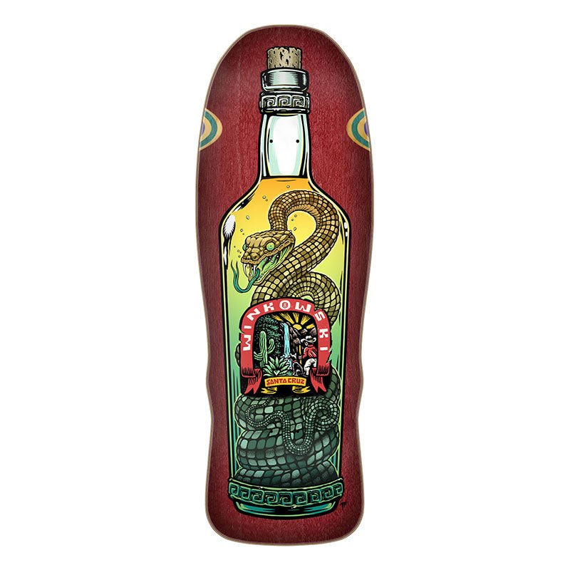 Santa Cruz 10.35" x 30.54" Winkowski Agave Snake Pro Shaped Skateboard Deck