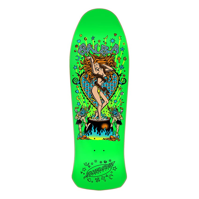 Santa Cruz 10.4" x 32" Salba Witch Doctor Reissue Skateboard Deck (Starts Shipping 2/9/26)