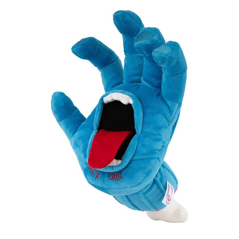 Santa Cruz 13" Blue Screaming Hand Plushie 5150 Skate Shop