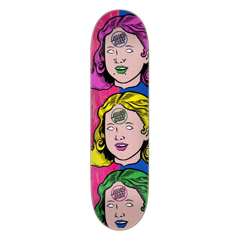 Santa Cruz 8.0" x 30.50" Possessed Head FeelBase Skateboard Deck 5150 Skate Shop