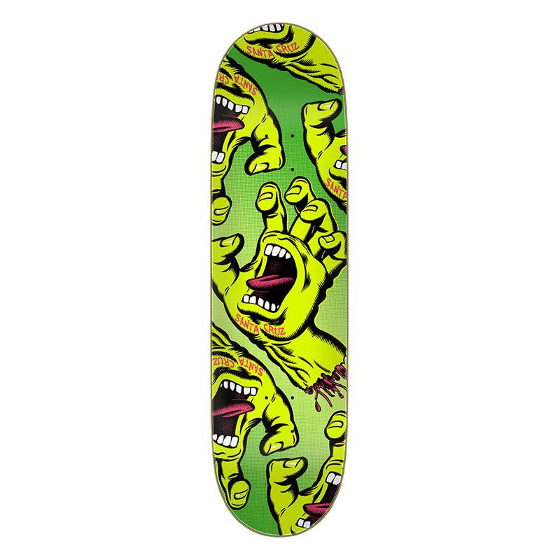 Santa Cruz 8.5" x 32.2" Crowded Hand Skateboard Deck 5150 Skate Shop